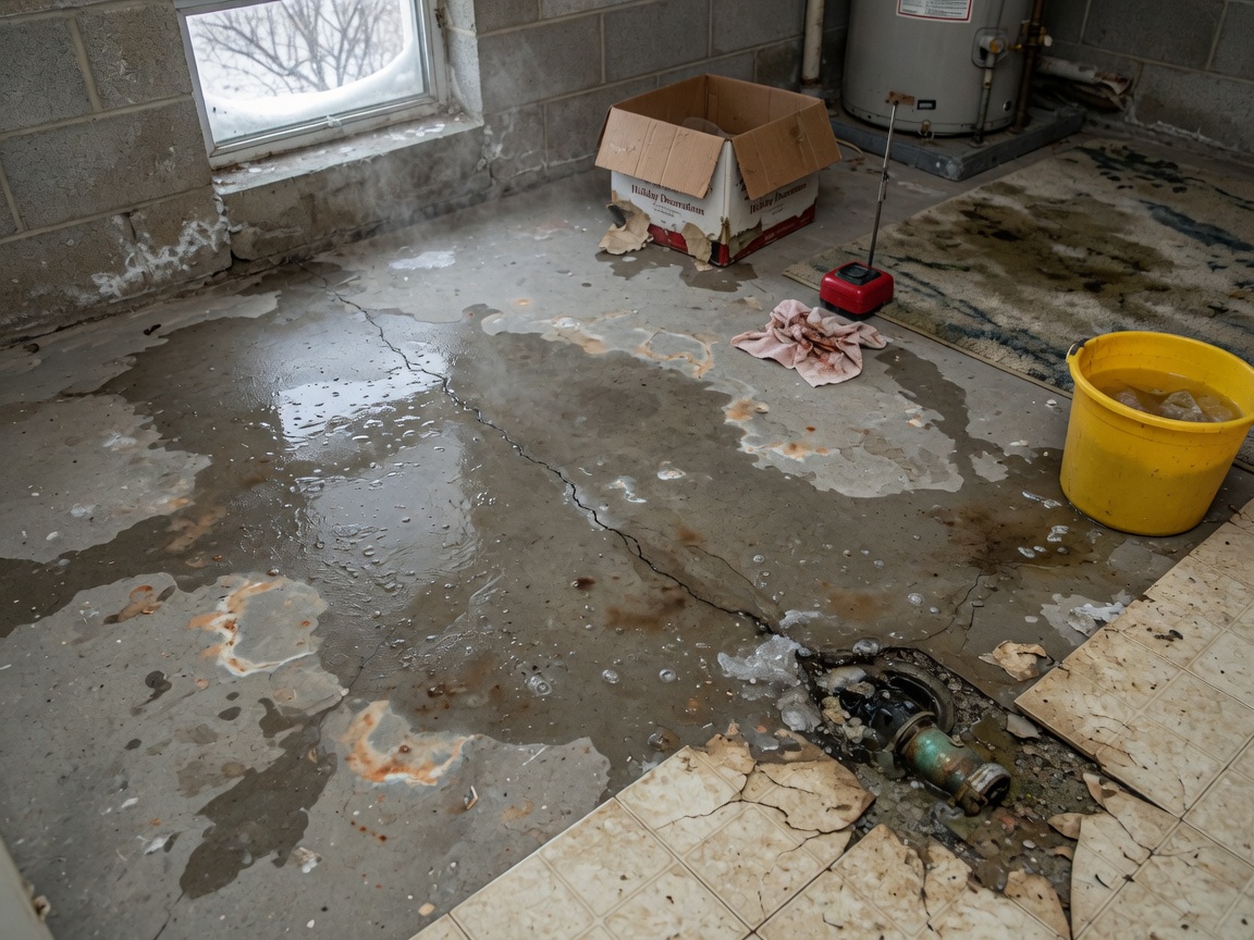 Signs of Slab Leaks After Winter Freezes in Valley Stream
