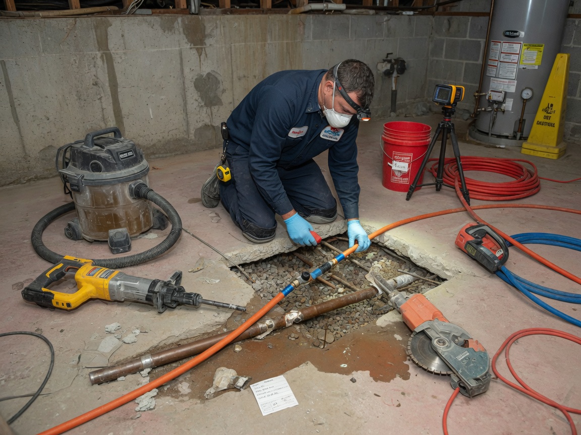 Slab Leak Repair in Valley Stream Village