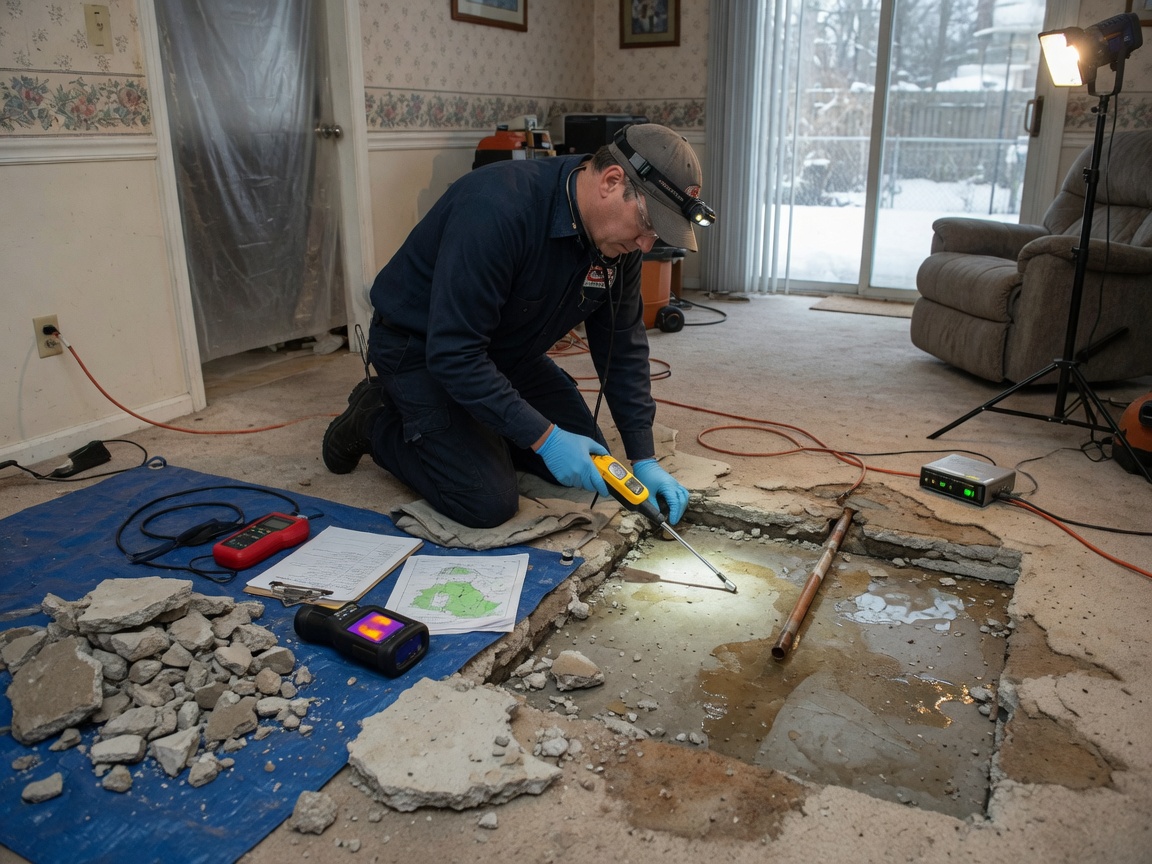 Slab Leak Repair in North Valley Stream