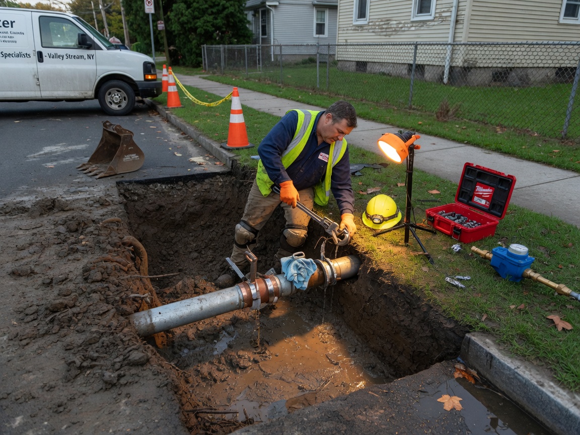 Slab Leak Repair in South Valley Stream