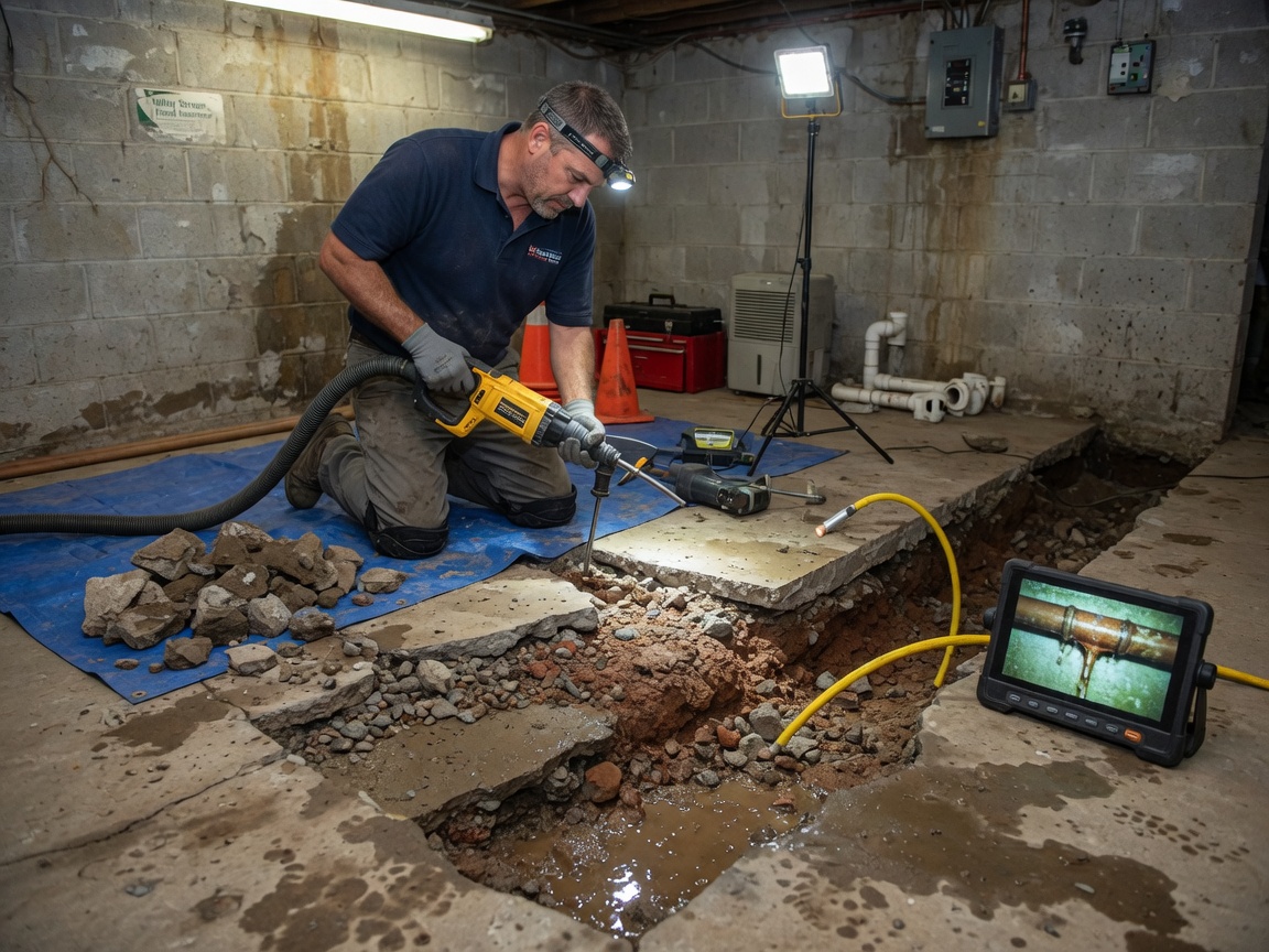 Slab Leak Repair in North Valley Stream, NY 11580